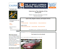 Tablet Screenshot of carcynic.com